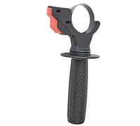 Electric Hammer Front Handle Replacement for Cordless Drills - Adjustable 46-52 mm Plastic Grip with Anti-Slip Concave Design, Black