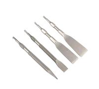 Electric Hammer Impact Hex Shank Tip/Flat Chisel Electric Hammer Chisel Extended Slotting Pick for Cement Brick Wall(PointChisel)