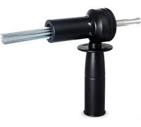 Electric Hammer Needle Scaler Adapter for SDS Shank 18 Needles Hardened Alloy Steel Rust Remover Tool for Masonry and Tile Surfaces Preparation Concrete Drilling