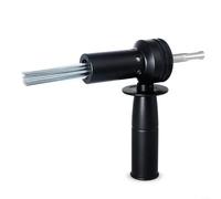 Electric Hammer SDS Needle Scaler Adapter Rust Remover Tool for Concrete Drilling Masonry Work 18 Needle Anti-Slip Clamping System Hardened Alloy Steel