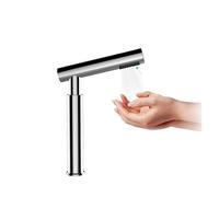 Electric Hand Dryer, Automatic Hands Dryer, Creative Tap Design High Speed Airflow Bathroom Dryers, 304 Stainless Steel Toilet Hands Drying Machin for Home, Bathrooms, Restaurants, Hotels(Matte Black)