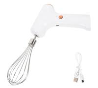 Electric Hand Mixer 23w Rechargeable Yellow Stainless Steel Household
