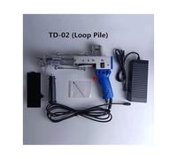 Electric Hand Rug Tufting Machines Making Tools Carpet Weaving Gun (Can Do Both Cut Pile and Loop) for Beginners DIY Use(TD-02(Loop Pile))