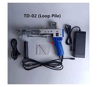 Electric Hand Rug Tufting Machines Making Tools Carpet Weaving Gun (Can Do Both Cut Pile and Loop),Powerful Performance(TD-02(Loop Pile))