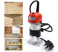 Electric Hand Trimmer Powerful 580W Electric Hand Trimmer for Precise Wood Laminating - 1/4" Palm Router Laminate Trimmer, Efficient Edge Trimming & Cutting Machine