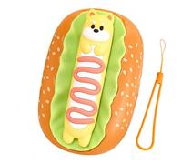 Electric Hand Warmer - 2000mAh USB Rechargeable Mini Pocket Heater, Adjustable 3-Level Heat Control, Fast Warming Hot Dog Shape Design, Perfect for Outdoor Adventures, Office, Home, School