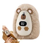 Electric Hand Warmer - 4.13 Inch Heated Plush ABS Material, Portable Rechargeable Hand Warmer with Digital Display Long Life Battery for Outdoor Travel When Doing