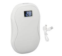 Electric Hand Warmer Autumn Winter 40-60℃ Adjustable USB Rechargeable Hand Warmer with Digital Display for Home Travel