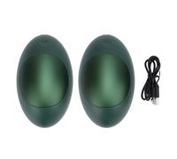 Electric Hand Warmer Avocado Shape, Magnetic Split Design, Type C Rechargeable, 3 Levels Heating - Instant Heat, Even Warmth, Ideal for Winter Outdoors and Daily Use (Green)