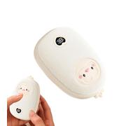 Electric Hand Warmer Device: Rechargeable Compact Aluminum Heater, Portable Pocket Heating Tool, for Outdoor Travel, Safety Device Pair