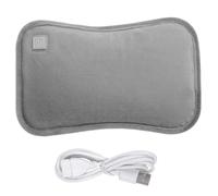 Electric Hand Warmer with Flannel Cover 3 Heat Settings Foldable USB Rechargeable Hand Warmer Washable Bed Warmer Automatic Power-Off,Hand Warmers Rechargeable