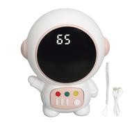 Electric Hand Warmers Rechargeable Portable Cute Astronaut Shaped Hand Heater with Digital Display 2 Gear Temp Mode Fast Heating for Outdoor Winter Activities ABS Material 1200mAh (Pink)