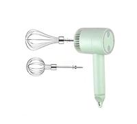 Electric Hand Whisk, USB Rechargeable Handheld Electric Mixer with 3 Speed Modes for Whipping, Mixing, Pudding, Egg Beating (Green)
