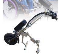 Electric Handcycle Wheelchair Attachment, 3-Speed Adjustment, Endurance 65km, Wheels Electric Wheelchair Conversion Kit,A