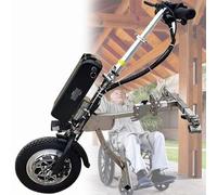Electric Handcycle Wheelchair Attachment, 500W Pull Device with Shock Absorber, 48V 17Ah Battery, Up to 90 Km Range for Enhanced Mobility