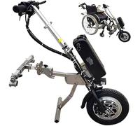 Electric Handcycle Wheelchair Attachment, 500W Pull Device with Shock Absorber System, 48V 15Ah Battery, Range 60/70 Km, Lightweight and Durable