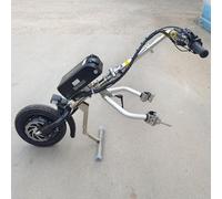 Electric Handcycle Wheelchair Attachment, 500W Rehabilitation Therapy Conversion Kit with Front Light and Shock Absorber