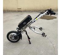 Electric Handcycle Wheelchair Attachment 500W Wheelchair Pull Device, Conversion Electric Kit, 48v17 Ah Lithium Battery, Range 65 Km, 3 Speeds/with Front Light + System + T