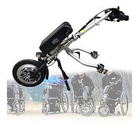 Electric Handcycle Wheelchair Attachment, Portable Tractor Pull Device with 3-Speed Adjustable Control for Manual to Electric Upgrade