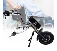 Electric Handcycle Wheelchair Attachment Pull Device 500w,Conversion Kit,Endurance 90km,3-Speed Adjustment for Disabled,Shock Absorber + Trumpet