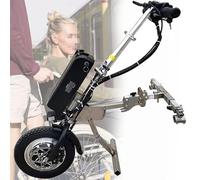 Electric Handcycle Wheelchair Attachment Pull Device Conversion Kit,500w with Shock Absorber,Tweeter,48v 17 Ah Battery,90 Km Range