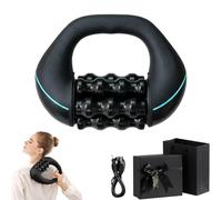 Electric Handheld Back Massager and Body Massager, Rechargeable Deep Tissue Massage Roller for Legs, Muscle Roller with 3 Speeds for Lymphatic Drainage and Cellulite Relief (1 Set)