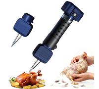 Electric Handheld Chicken Plucker Machine - Rechargeable Waterproof Portable Feather Removal Tool with Adjustable Cone Head for Efficient Plucking