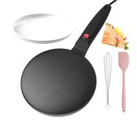 Electric Handheld Pancake Maker, Non-Stick Instant Crepe Maker with Auto Thermostat Control, Perfect for Home and Restaurant Use