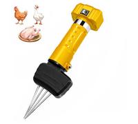 Electric Handheld Poultry Plucker for Chicken and Duck, Dual Power Feather Remover, Adjustable Cone Head, 24V Motor, Waterproof Design for Small Farm Use,Standard Version