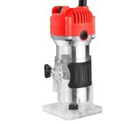 Electric Handheld Wood Trimmer Router, Laminate Trimmer for Veneer, Milling Joints and DIY Woodworking - Precision Control with Variable Speed