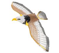 Electric Hanging Eagle with Flapping Wings Light-up Music Bird Plaything for Realistic Shape and Reusable Safe Control for Indoor Fun