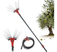 Electric Harvesting System, Portable Olive Shaker, High-Altitude Fruit Picker, Vibration Picking Machine for Olives, Coffee, Almonds, Walnuts with Telescopic Pole for Orchard Use