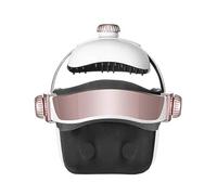 Electric Head Massage Helmet, Head Air Pressure Vibration Massager with Acupuncture, Air Pressure, Hot Compress, Vibration Adjustable Size Pain Relief Relaxing