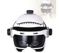 Electric Head Massager Helmet with Heating, Cordless Hair Scalp Head Massager& Five Modes, 360-Degree Airbag Massage, for Home, Beauty Salon