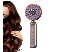 Electric Head Massager, Red Light Scalp Comb Brush, 8.27x3.35 Inches Hair Comb with Three Modes, Soft Silicone Massage Brush, Scalp Therapys Combs with Ergonomic Design, Hair Care Tool for Men Women