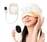 Electric Head Massager, Scalp Massager with 6 Massage Airbags 4 Massage Modes and 3 Levels Hot Compress Massager Device for Kneading Pressing Pushing Gripping Head Stress Relief
