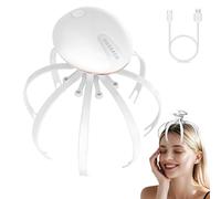 Electric Head Scalp Massager with 3 Kneading Modes, 360 Degree Head Massager Head Massage Spider Portable Handheld Head Massager for Body Relaxation, Gift
