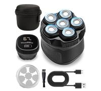 Electric Head Shaver for Men, Bald Head Razor, USB Rechargeable, Waterproof, and Ergonomic Design for a Smooth Shave