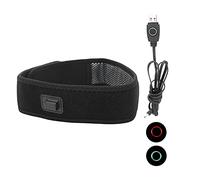 Electric Head Wrap 5V Carbon Fiber Heating 3 Gears Adjustable Temperature Black Head Belt for Pain Relief or Cold Weather Use