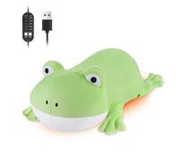 Electric Heat Pad for Period, Back Pain Relief - Menstrual Heating Heated Pad USB Powered - Frog Plush Portable Stuffed Animal - Funny Women Kids Teenage Girls Mum Christmas Birthday Gift Ideas