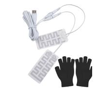 Electric Heat Pad: USB Heating Pad, Portable Filled Pad Tool | Adjustable Temperature Temperature Glove Pad, Heating Film