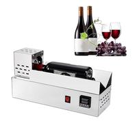 Electric Heat Shrink Machine 600W, Adjustable Temperature Ceramic Bottle Cap Sealer, Heat Shrink Tunnel for PVC Caps, Wine Bottle Wrapping Equipment, 150-170°C, φ80mm, 300mm Length