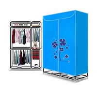 Electric Heated Airer Drying Clothes Dryer, 2400W Large Capacity 40Kg/88Lbs, Energy Saving Warm Air Drying Racks, Heated Clothes Horse Dryer for Home,Laundry,Apartment,Blue
