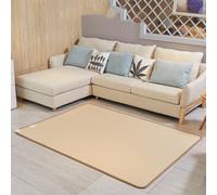 Electric Heated Area Rug, Large Graphene Heated Floor Carpet with Adjustable Temperature & Timer, Under Desk Radiant Heater for Yoga (200x300CM)
