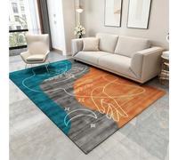 Electric Heated Area Rug, Portable Foot Warmer Under Desk with Timers & Heating Setting, Carbon Crystal Indoor Space Heater for Study Playroom Pet Sleeping Area