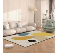 Electric Heated Area Rug,Space Heaters, Fast Heating Graphene Electric Heated Rug,leather Floor Heating System,Foldable Warmer Under Rug for Playroom Office Dining Room(D,180x200cm)