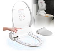 Electric Heated Bidet Toilet Seat with Touch Sensor - Constant Warmth 32-36°C for Ultimate Comfort and Hygiene at Home or Office