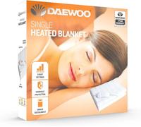 Electric Heated Blanket Dual Control Underblanket Cover Single Double King