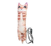 Electric Heated Cat Pillow - Plush Stuffed Animal Pillow, Portable Thermal Toys | Cute Coozzy Kitty Plush Heating Mattress, 5 Speeds Temperature Timer, Adjustable Heats