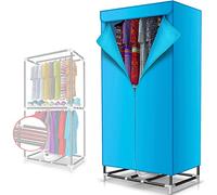 Electric Heated Clothes Airer Dryer Rack - Dry 15kg Items Electric Clothes Dryer 1000W Double Layer Laundry Airer - Overheating Protection 2-Tier For Apartment Powerful Clothes Dryer